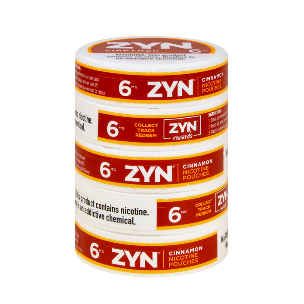 Buy ZYN Cinnamon 5-Pack Nicotine Pouches - Spicy & Smooth – Nic4Less.com